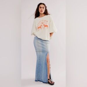 RE/DONE Column Maxi Skirt